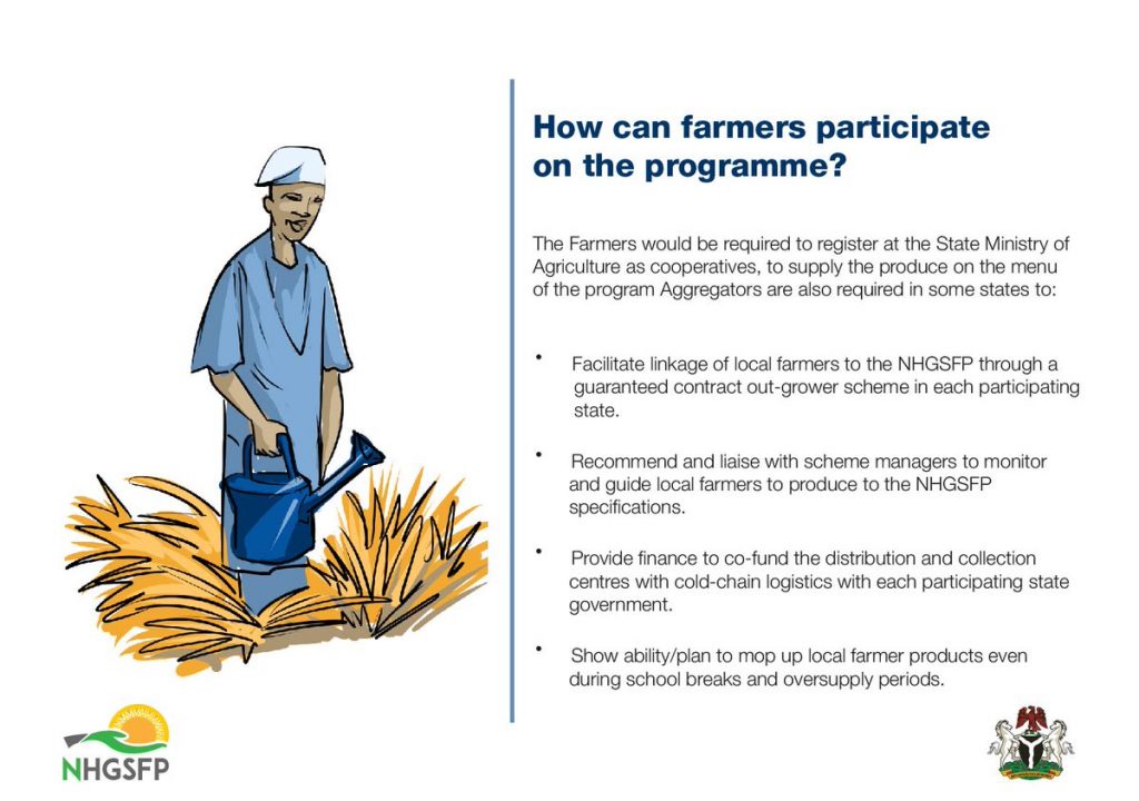 How Farmers/Non Farmers Can Participate In Nigeria Homegrown School Feeding Programme 1